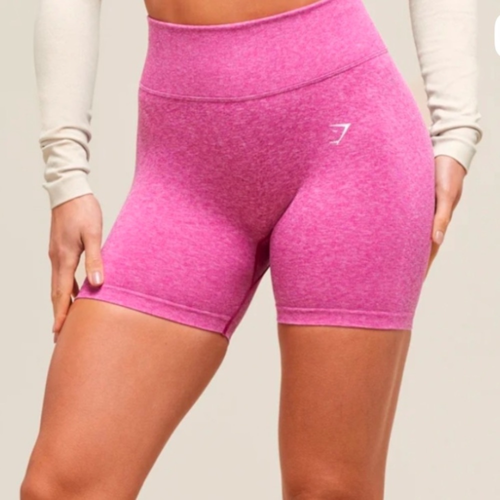 Gymshark Lift Seamless Shorts - medium worn once barbie pink